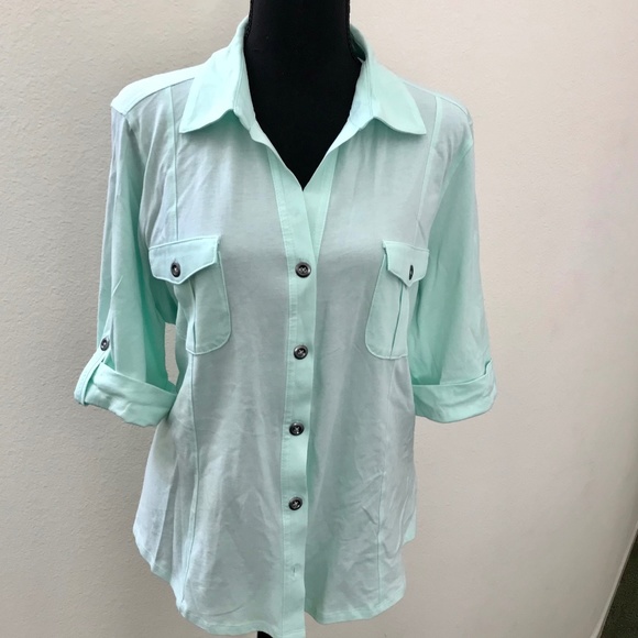 Style & Co Casual Top-- Summer Shirt or Light weight Jacket, with Tank Top! - Picture 1 of 1